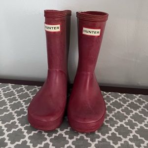 Hunter rain boots